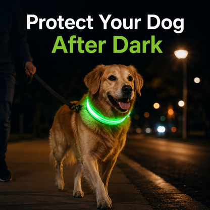 GlowGuard™ LED Dog Collar